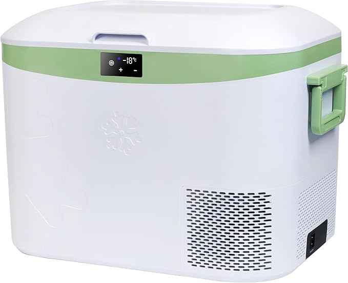 Car Fridge Portable 12V Refrigerator 19 Quart (18 Liter) 12 Volt Freezer Compressor Cooler 12V/24V