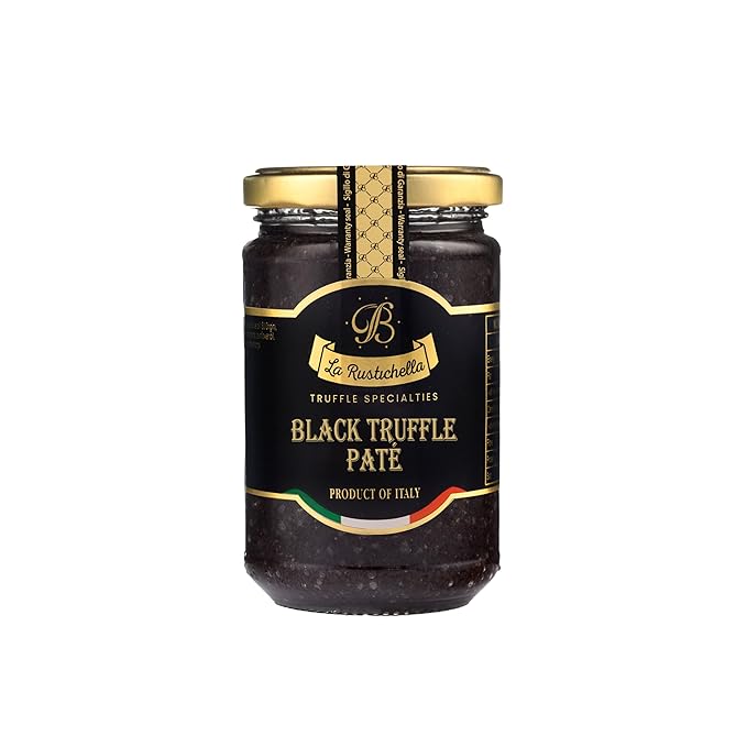 La Rustichella - Black Truffle Patè 9.88 oz (280 gr) - 100% Made in Italy | Vegan, Gluten-Free