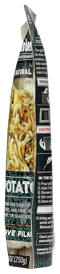 Wild Garden Heat and Serve Pilaf, Rice & Potato, Fully Cooked, Ready to Eat, Microwavable, 8.8 oz