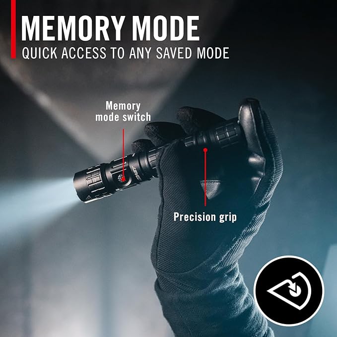 Coast TX300R 3000 Lumen Rechargeable Long Range Tactical LED Flashlight with Strobe, Spot and Flood