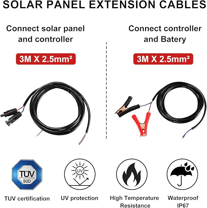 100W Semi-Flexible Solar Panel Kit 12V Monocrystalline Ultra-Flexible Bendable Mono Off-Grid