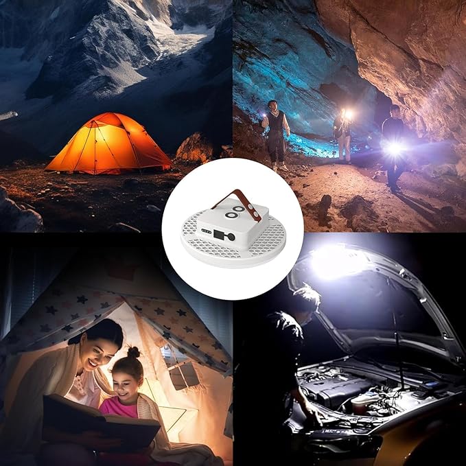 Camping Lantern 10500mAh Rechargeable Battery, 32W Ultra Bright LED Hanging Light with 3 Modes