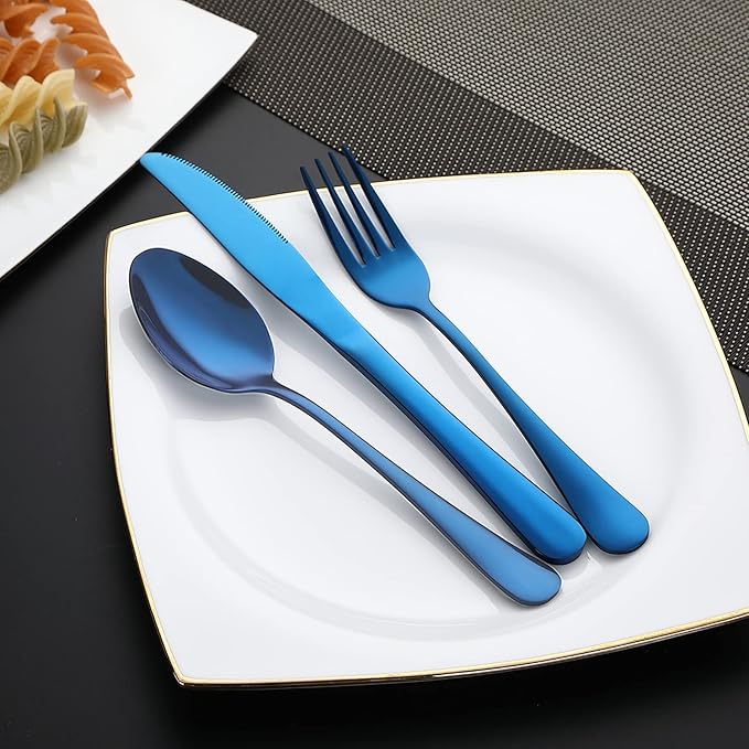 DEVICO Portable Utensils, Travel Camping Cutlery Set, 8-Piece including Knife Fork Spoon Chopsticks