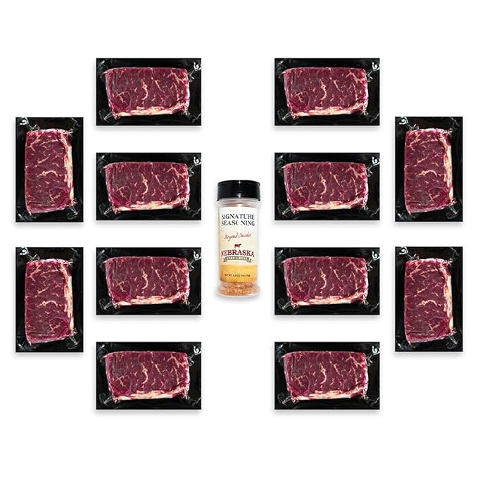 Nebraska Star Beef Prestige Sirloin Steaks, 12-Pack with Signature Seasoning