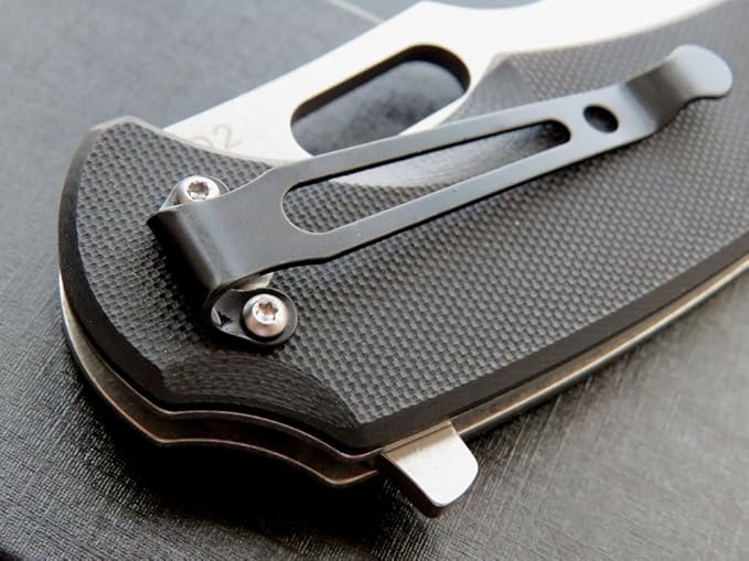 Eafengrow Pocket Knives D2 Blade and G10 Handle Folding Camping Knife Mini Outdoor Pocket Knife