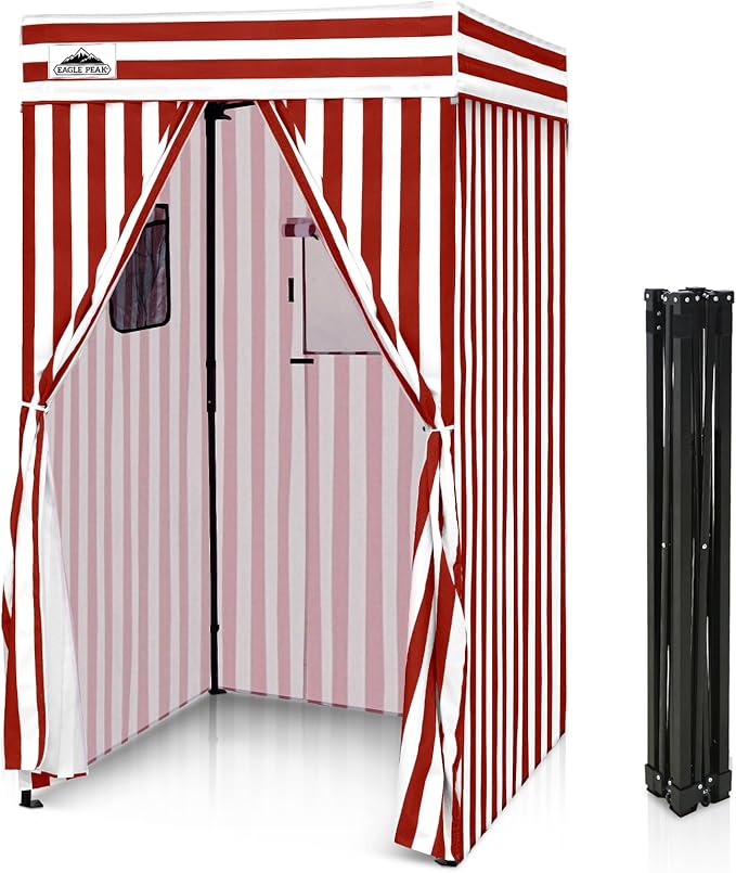EAGLE PEAK Flex Compact 4x4 Pop-up Canopy Changing Room, Portable Privacy Dressing Room for Indoor