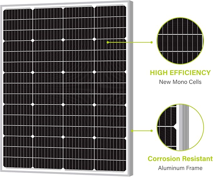 Newpowa 9BB 120W Solar Panel - High-Efficiency Monocrystalline PV Module for 24V Off Grid System