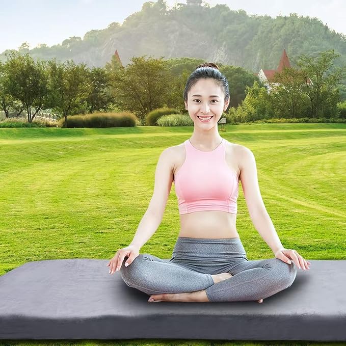 Memory Sponge Camping Mattress is Suitable for Adult Waterproof Sleeping mats, roll up Floor