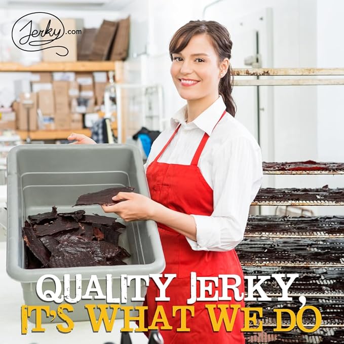 Jerky.com Hot Jerky Sampler - Featuring Habanero, Ghost Pepper, Carolina Reaper, and Classic Hot
