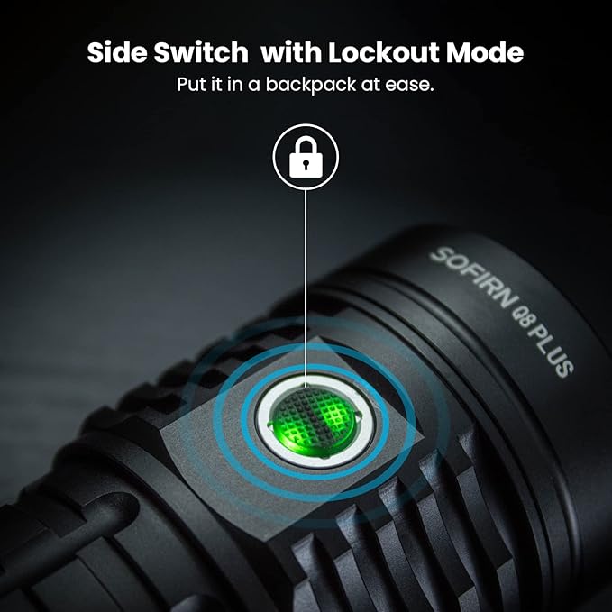 sofirn Q8 Plus Super Bright Flashlight max 16000 Lumens, Rechargeable Powerful Flashlight with High