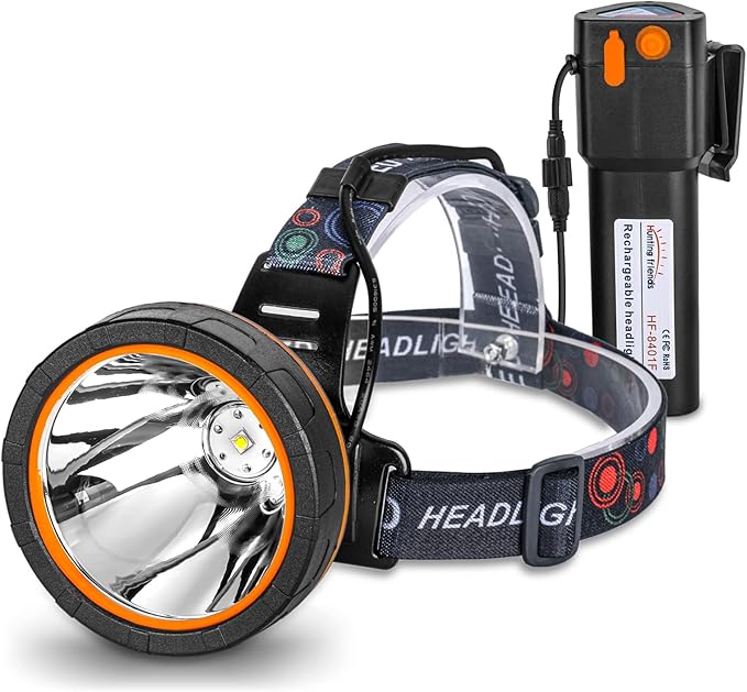 Super Bright LED Coon Hunting Headlamp - High Lumen Rechargeable Waterproof Headlight, Long-Range