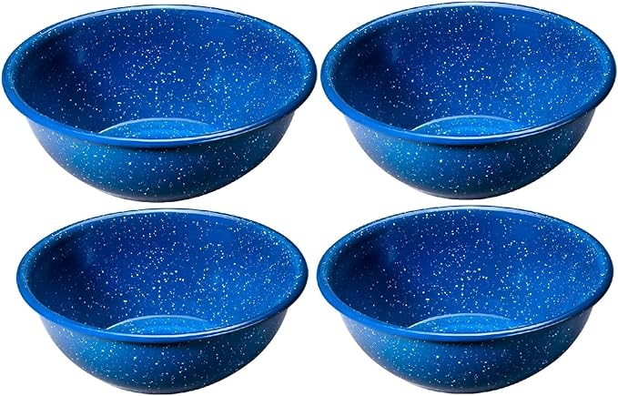 Enamelware for Camping and Backpacking - Enamel Cookware Gear Essentials for Camping and