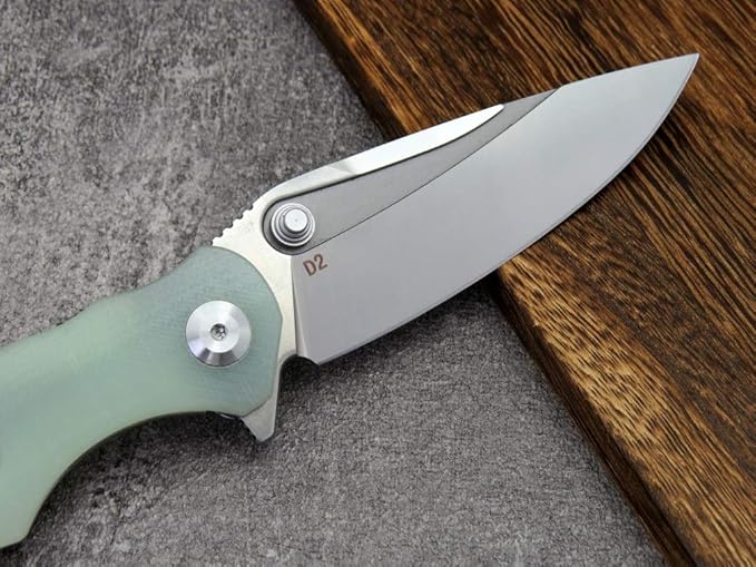 Eafengrow EF967 Pocket Folding Knife with Pocket Clip Fast Opening Ball Bearing Folder G10 Handle