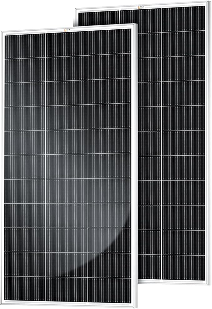 RICH SOLAR 300 Watt 12 Volt 18BB Cell Monocrystalline Solar Panel 2 Pack of 150W N-Type Cells High