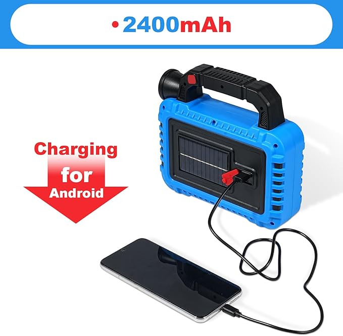 Lantern Camping Essentials Accessories Gear Solar Lights, LED Flashlight for Power Outages