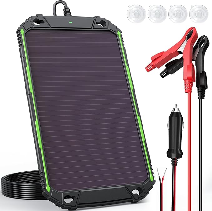 Sun Energise 5W 12V Solar Battery Charger Maintainer PRO, Built-in Smart MPPT Charge Controller