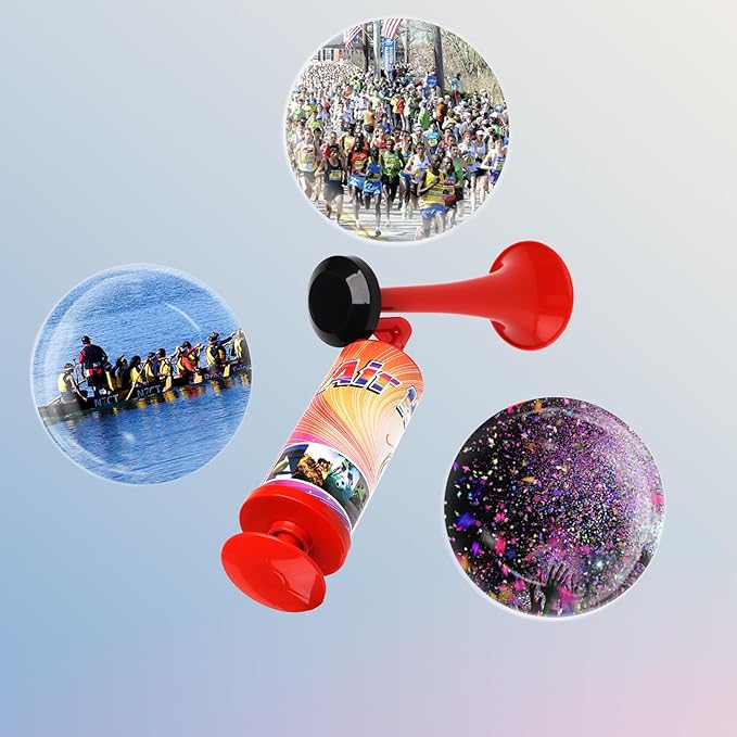 FARBIN Air Horns for Safety Boat Air Horn Airhorns Horn loud for Bear Dogs Portable Pump Air Horn