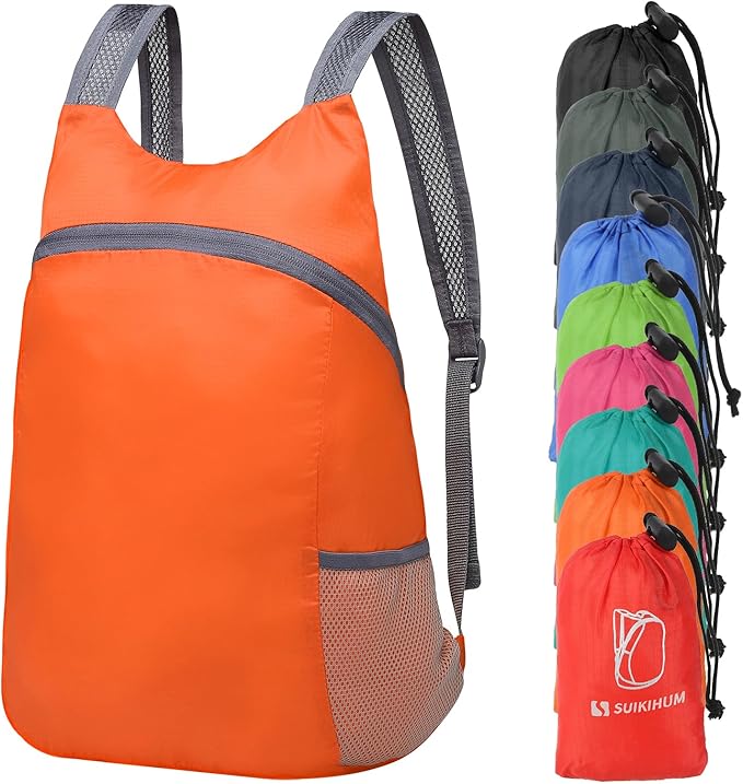 20L Ultra Hiking-Daypack Lightweight Foldable Travel Packable Backpack for Camping Cycling