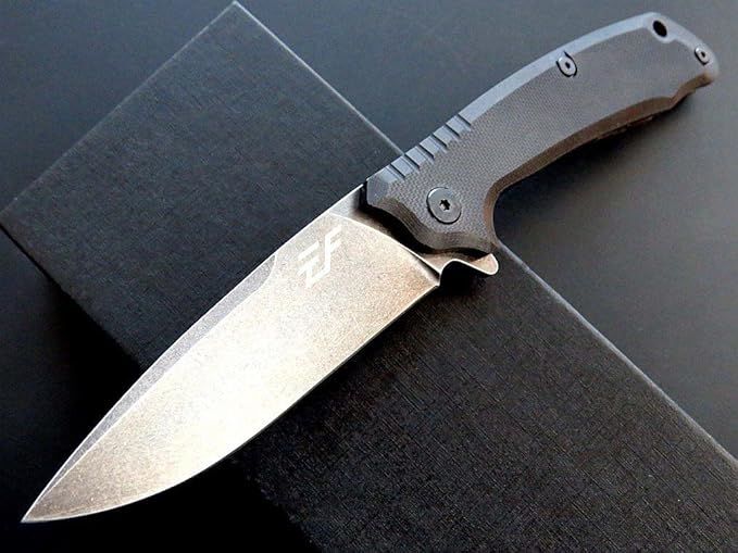 Eafengrow EF223 Folding Knife D2 Blade with G10 Handle Multi Pocket Knife Survival Outdoor Camping