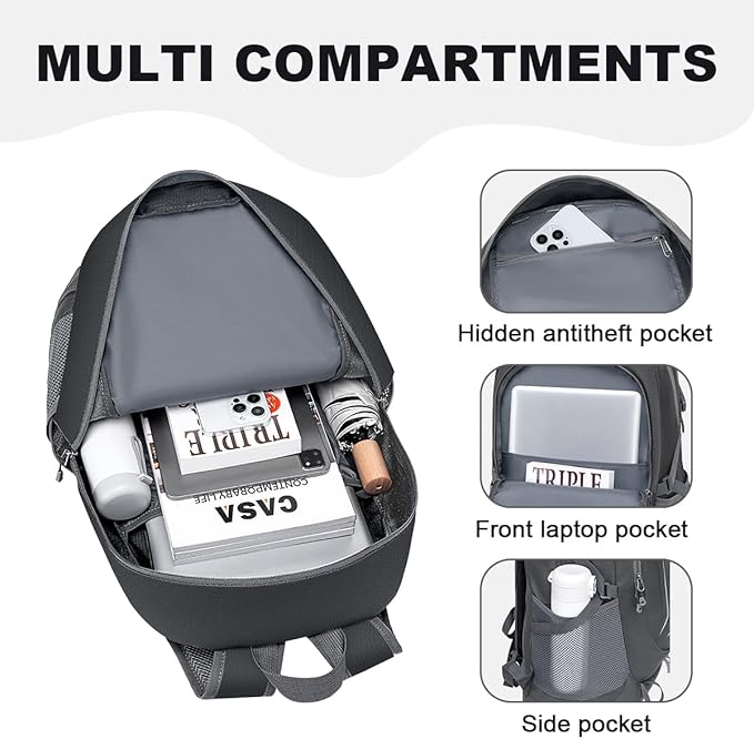 MIYCOO Backpack - Ultra Lightweight Packable Backpack for Travel Camping, 45L Hiking Back Pack