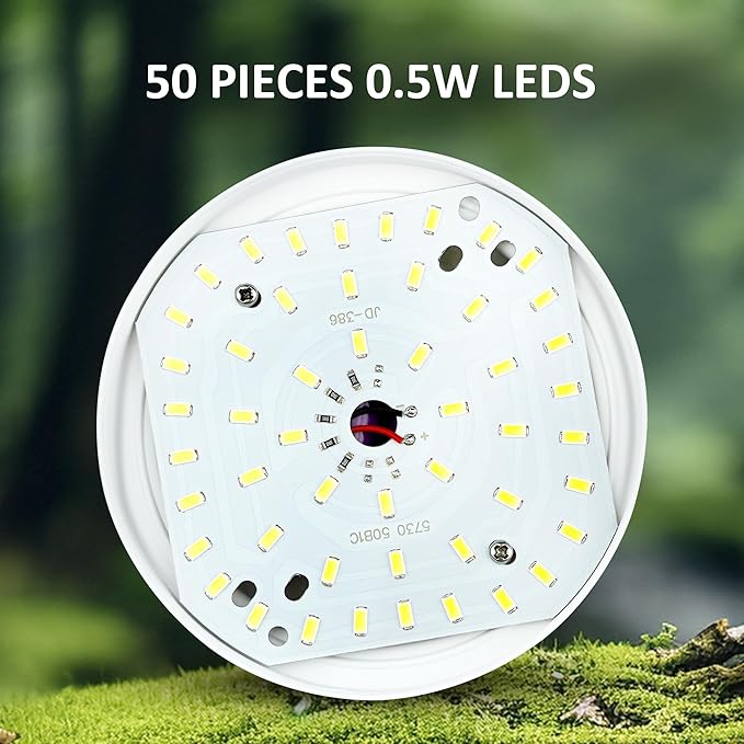 Tent Light Rechargeable 2400mAh Waterproof for Camping,Outdoor,Power Outage(4 Pack)