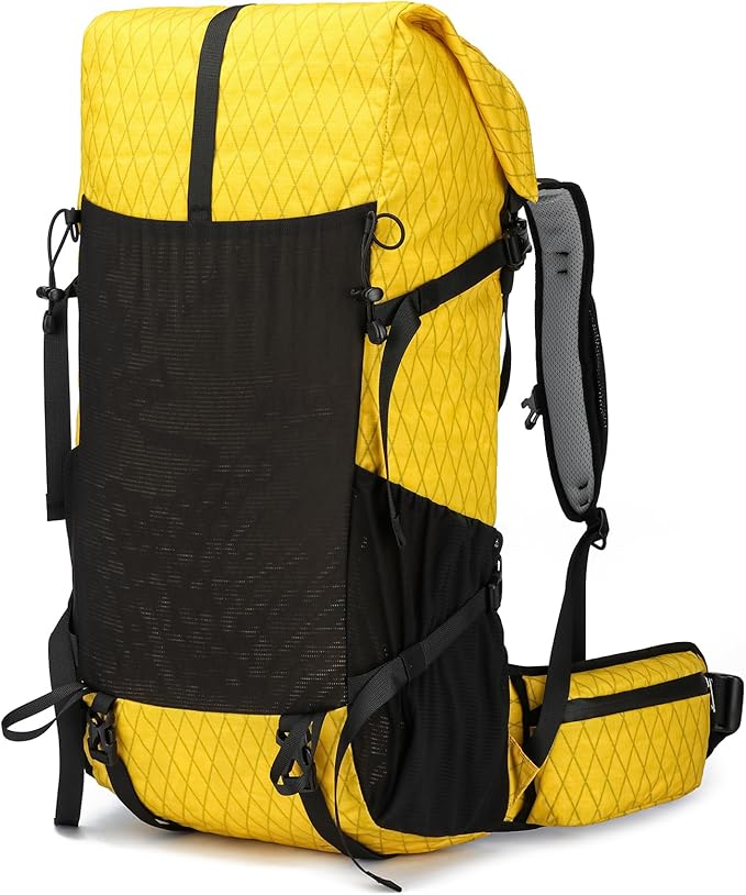 Hiking Backpack,40L to 50L Extra Large Capacity Hiking Bag,Internal Frame Camping Backpack,Upgraded