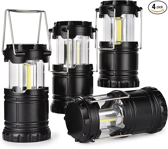 Lantern Collapsible Camping Light, Battery Operated Lanterns LED Super Bright for Power Outages