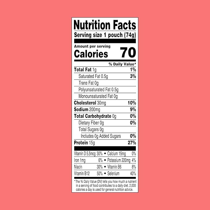 StarKist Wild Pink Salmon - Boneless, Skinless - 2.6 oz Pouch (Pack of 12)