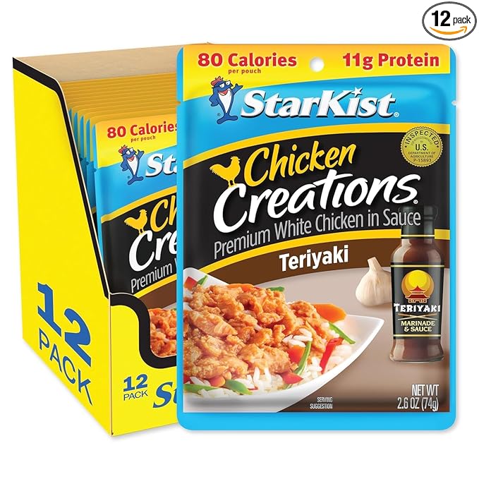StarKist Chicken Creations Teriyaki - 2.6 oz Pouch (Pack of 12)
