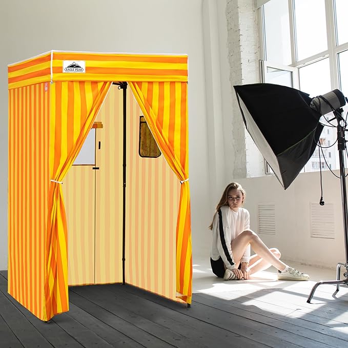 EAGLE PEAK Flex Compact 4x4 Pop-up Canopy Changing Room, Portable Privacy Dressing Room for Indoor