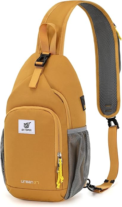 SKYSPER Sling Bag RFID Crossbody Sling Backpack Cross Body Shoulder Bag Travel Hiking Daypack for