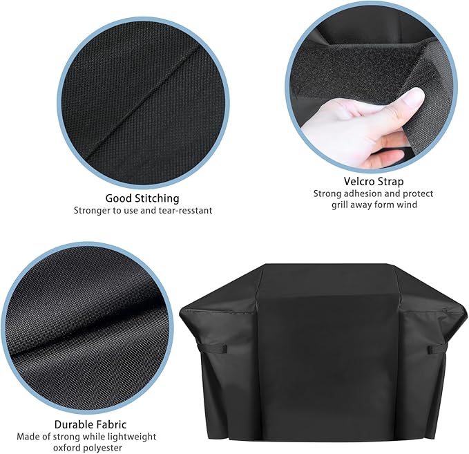 Grill Cover for Weber Genesis II 4 Burner and LX 400 Series Genesis E310 Grill, 65 Inch 7131 Heavy