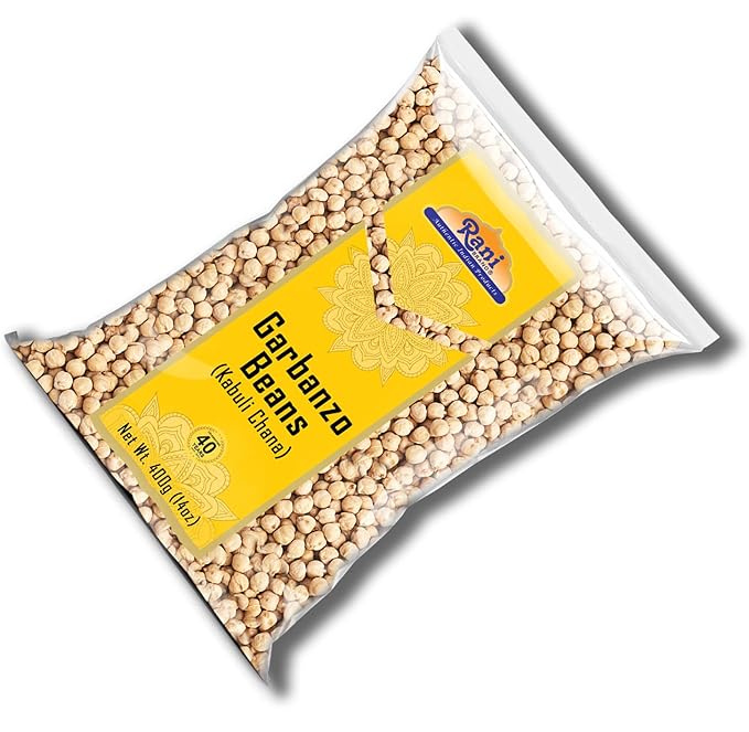 Rani Garbanzo Beans (Kabuli Chana) 14oz (400g) ~ All Natural | Vegan | Gluten Friendly | NON-GMO |