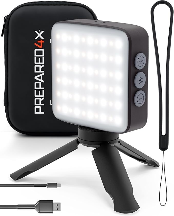 PREPARED4X Camping Lantern - Hanging Lantern w/ Bright & Warm Adjustable Lighting - Emergency