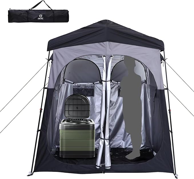 Nice C Camping Shower Tent, Instant Pop Up Privacy Changing Tent, Outdoor Shower Enclosure, Toilet