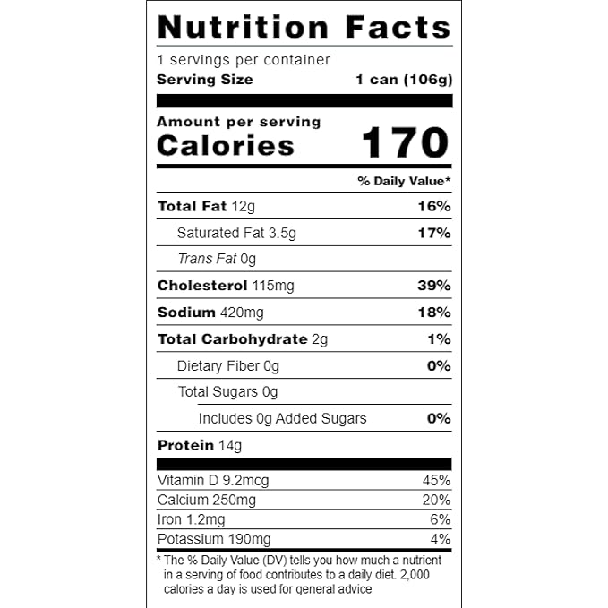 Chicken of the Sea Sardines in Mustard Sauce, 3.75 Ounce Cans (Pack of 18), Wild Caught Canned