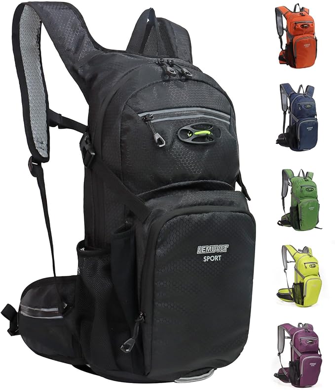 Hiking Daypack Waterproof Biking Backpack 15L Lightweight Durable Backpack for Ski Snowboarding