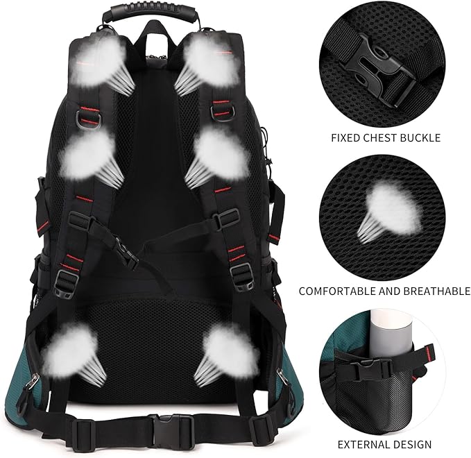 Nerlion 40L Hiking Backpack Travel Backpack for Men Women Camping Waterproof Outdoor Hiking Daypack