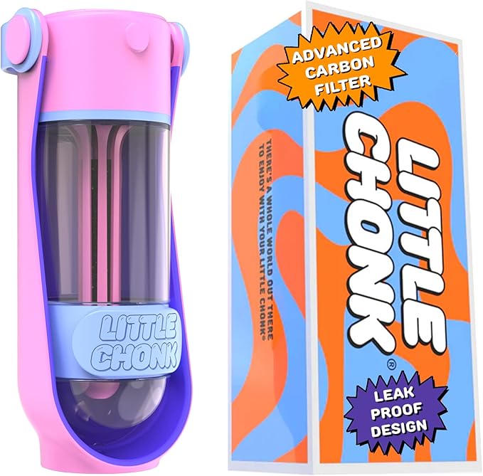 Lil Gulp Dog Water Bottle | Advanced Carbon Filtration for Safe Filtered Water on The Go | BPA-Free