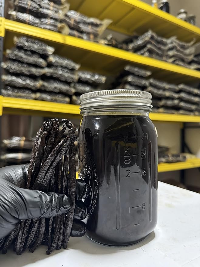 15 Organic Madagascar Vanilla Beans-Whole Pods Grade A 5''-7'' Premium Vanilla Beans For Extract