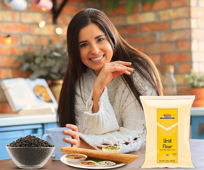 Rani Urid/Urad Flour (Black Matpe Beans Flour) 28oz (1.75lbs) 800g ~ All Natural | Vegan | Gluten