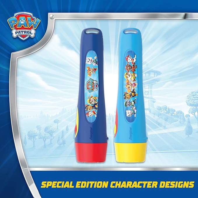 Energizer PAW Patrol Flashlights (2-Pack), Paw Patrol Toys for Boys and Girls, Great Lightweight