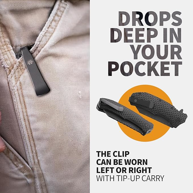 Off-Grid Knives - Rapid Fire Viper, Assisted Tanto Blade, Hard Use Build, Tactical, Camping &