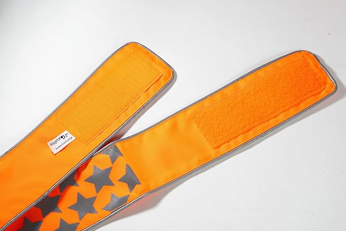 SafetyPUP XD Reflective Dog Collar ??Blaze Orange Dog Collar, Adjustable Closure for a High