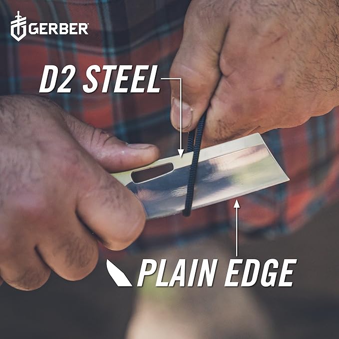 Gerber Gear Flatiron Folding Pocket Knife, EDC Stainless Steel Folding Knife with 3.6" Cleaver