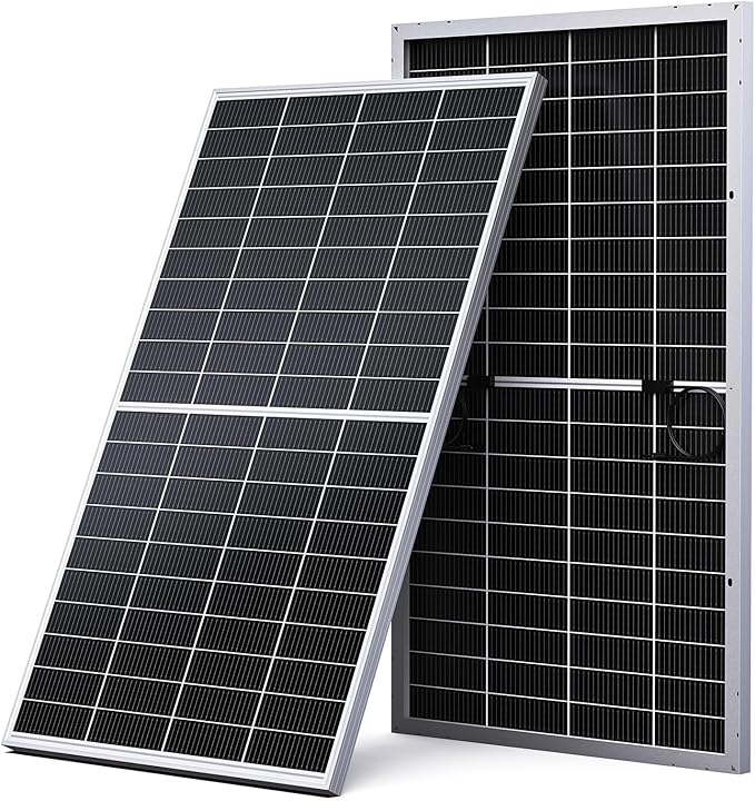 N-Type 16BB Bifacial Solar Panel 200 Watt,12V 200W Monocrystalline Solar Panel, 25% High Efficiency
