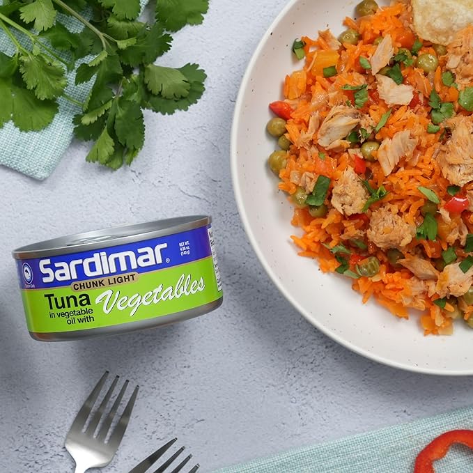 Sardimar Chunk Light Tuna ( Vegetables- Pack of 12 )