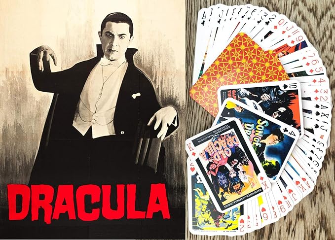 Vampires Playing Cards (Poker Deck 54 Cards All Different) Vintage Trash Horror Movie Poster