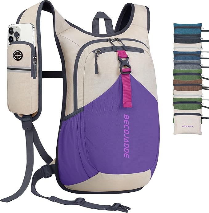 20L Small Hiking Backpack for Men Women Foldable Packable Back Pack Ultralight Hiking Daypack for
