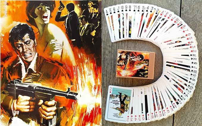 Crime Movies Playing Cards (Poker Deck 54 Cards All Different) Vintage Movie Posters Crime
